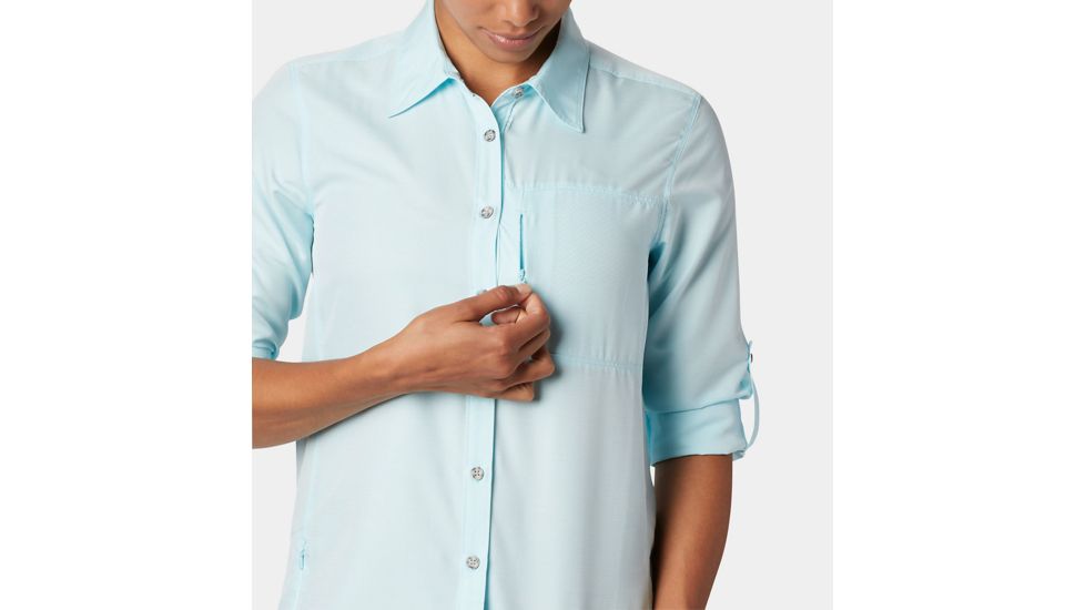Mountain Hardwear Canyon Long Sleeve Shirt - Womens, Eddy, Small, 1648531376-S