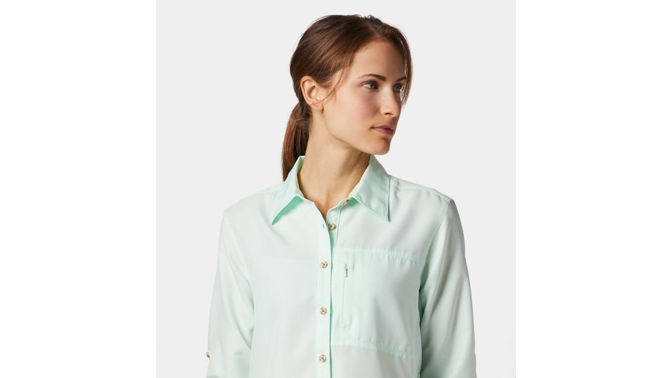 Mountain Hardwear Canyon Long Sleeve Shirt - Womens, Pristine, Small, 1648531380-S