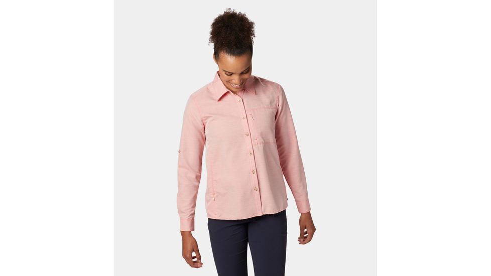 Mountain Hardwear Canyon Long Sleeve Shirt - Womens, Solstice Red, Small, 1648531804-S