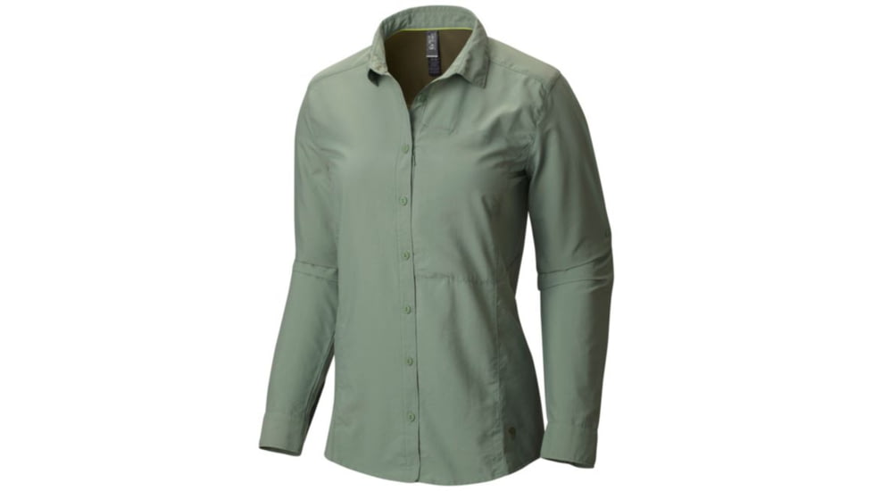 Mountain Hardwear Canyon Long Sleeve Shirt - Women's-Verde-Medium
