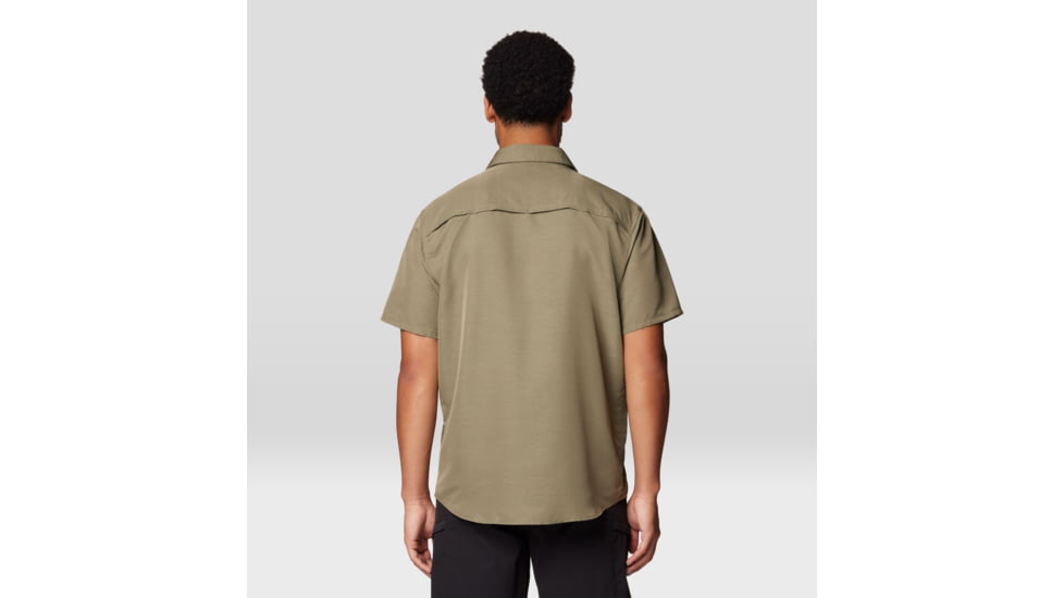 Mountain Hardwear Canyon Short Sleeve - Men's, Stone Green, M, 2110231-397-M