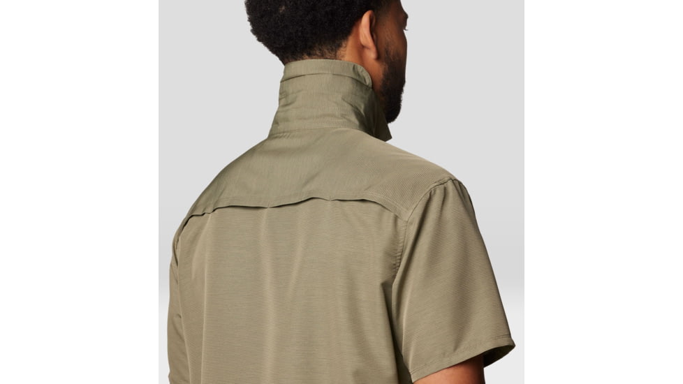 Mountain Hardwear Canyon Short Sleeve - Men's, Stone Green, M, 2110231-397-M