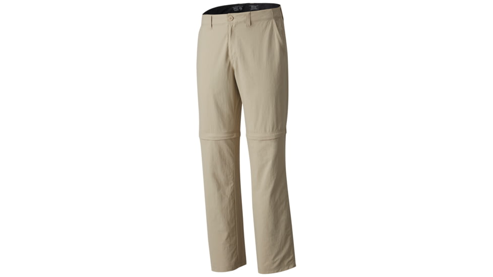 Mountain Hardwear Castil Convertible Pant - Men's-Fossil-Short Inseam-30 Waist