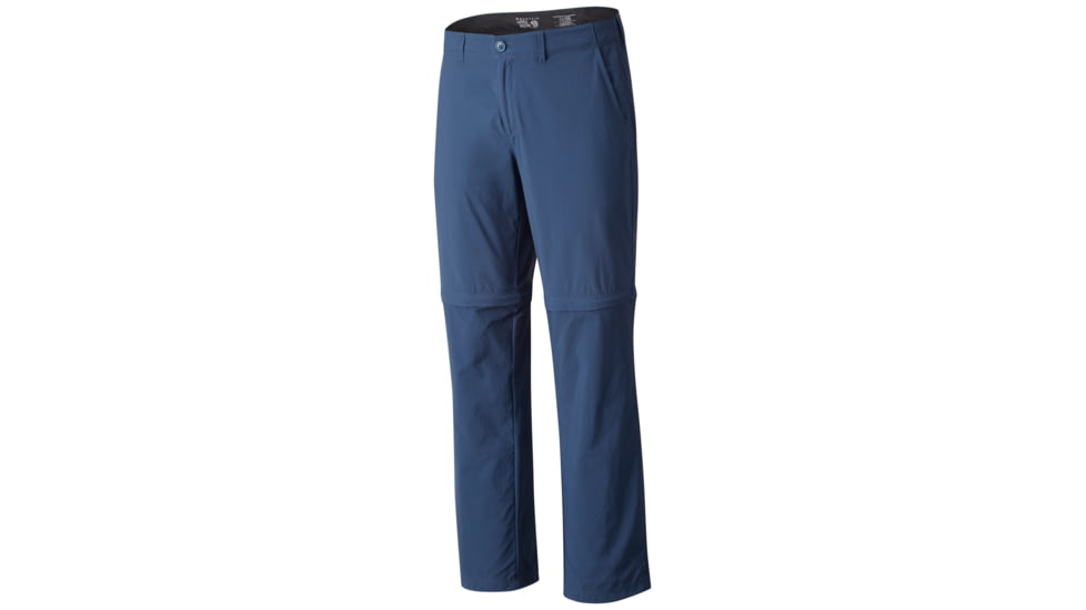 Mountain Hardwear Castil Convertible Pant - Men's-Zinc-Short Inseam-30 Waist