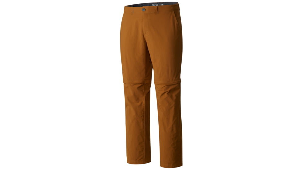 Castil Convertible Pant - Mens-Golden Brown-Short Inseam-34 Waist