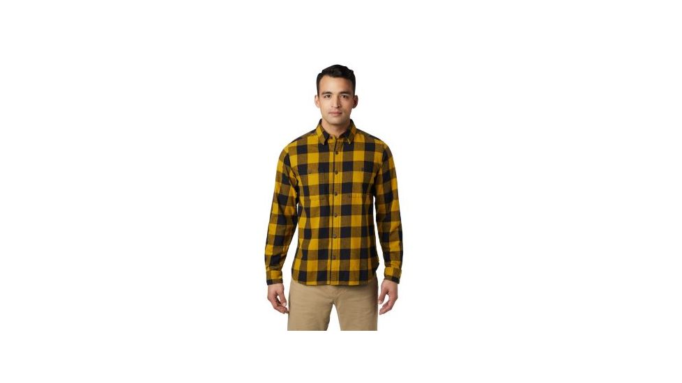 Mountain Hardwear Catalyst Edge Long Sleeve Shirt - Mens, Dark Bolt, Medium, 1851101236-M