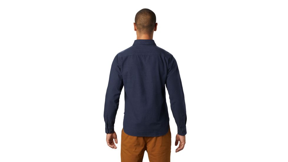 Mountain Hardwear Catalyst Edge Long Sleeve Shirt - Mens, Dark Zinc, Large, 1851101406-L