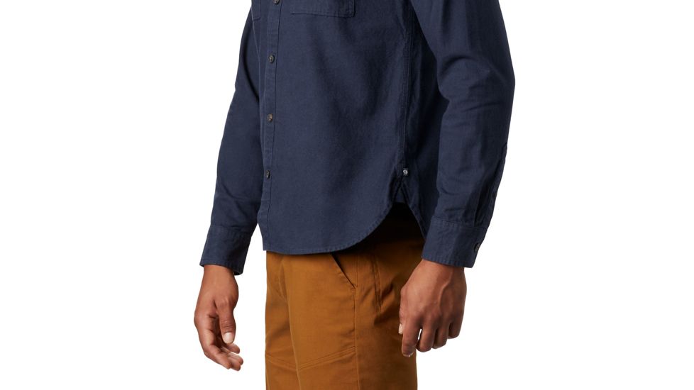 Mountain Hardwear Catalyst Edge Long Sleeve Shirt - Mens, Dark Zinc, Large, 1851101406-L