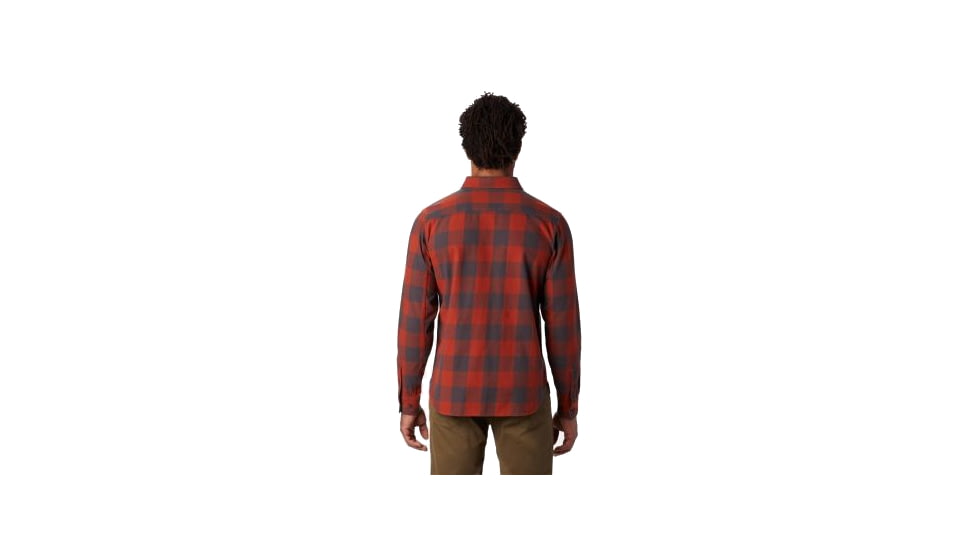 Mountain Hardwear Catalyst Edge Long Sleeve Shirt - Mens, Rusted, Large, 1851101801-L