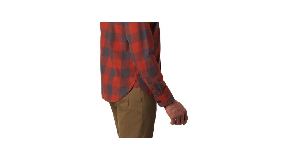 Mountain Hardwear Catalyst Edge Long Sleeve Shirt - Mens, Rusted, Large, 1851101801-L