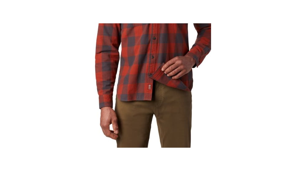 Mountain Hardwear Catalyst Edge Long Sleeve Shirt - Mens, Rusted, Large, 1851101801-L