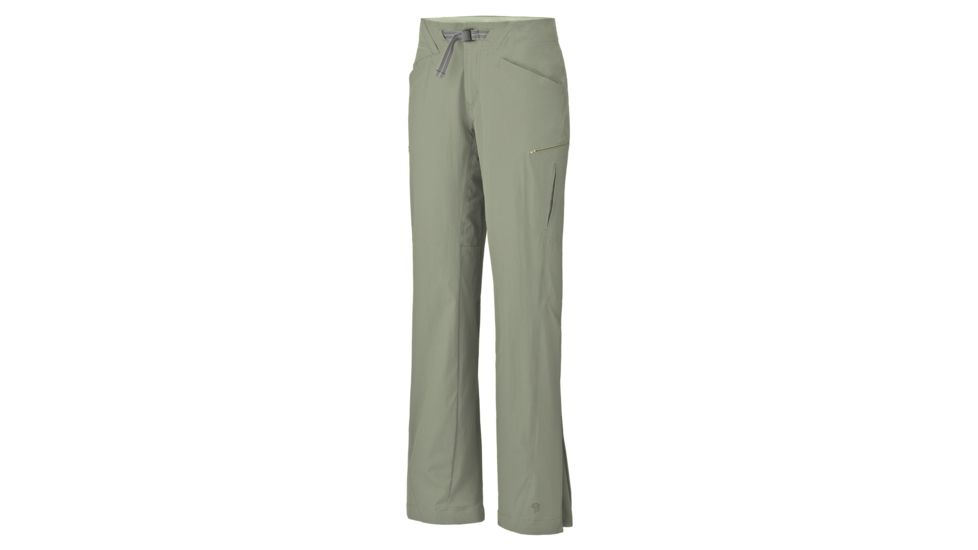 Mountain Hardwear Cortina Falls Pant - Womens-Stone Green-Regular Inseam-10