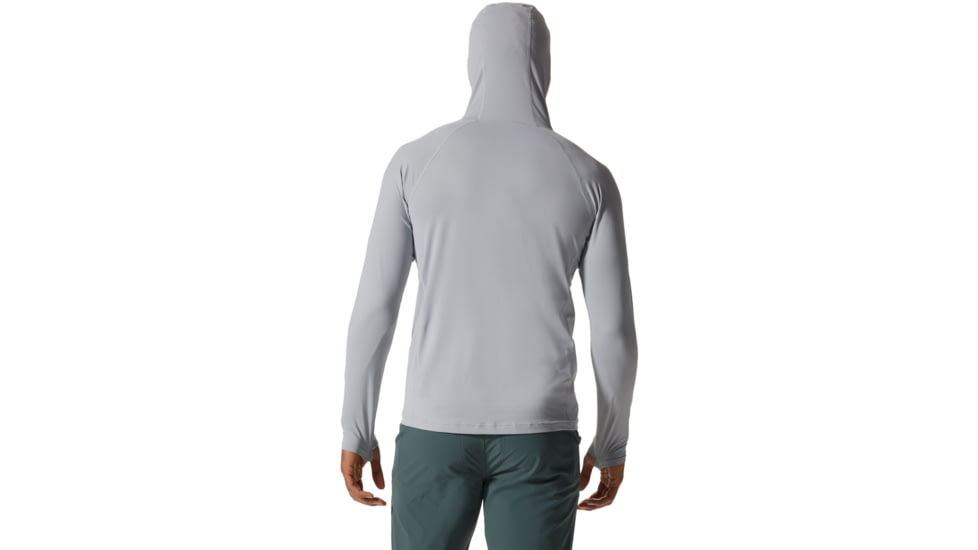 Mountain Hardwear Crater Lake Long Sleeve Hoody - Men's, Glacial, M, 1982411-097-M