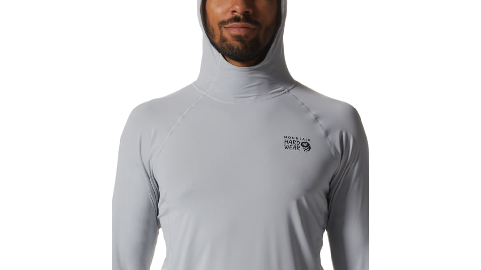 Mountain Hardwear Crater Lake Long Sleeve Hoody - Men's, Glacial, M, 1982411-097-M