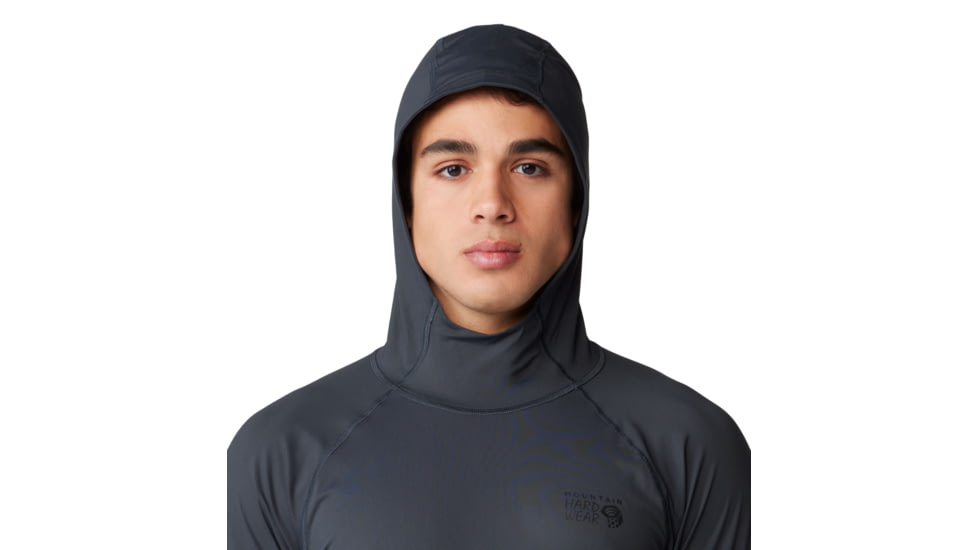 Mountain Hardwear Crater Lake Long Sleeve Hoody - Mens, 004, S, 1982411-004-S