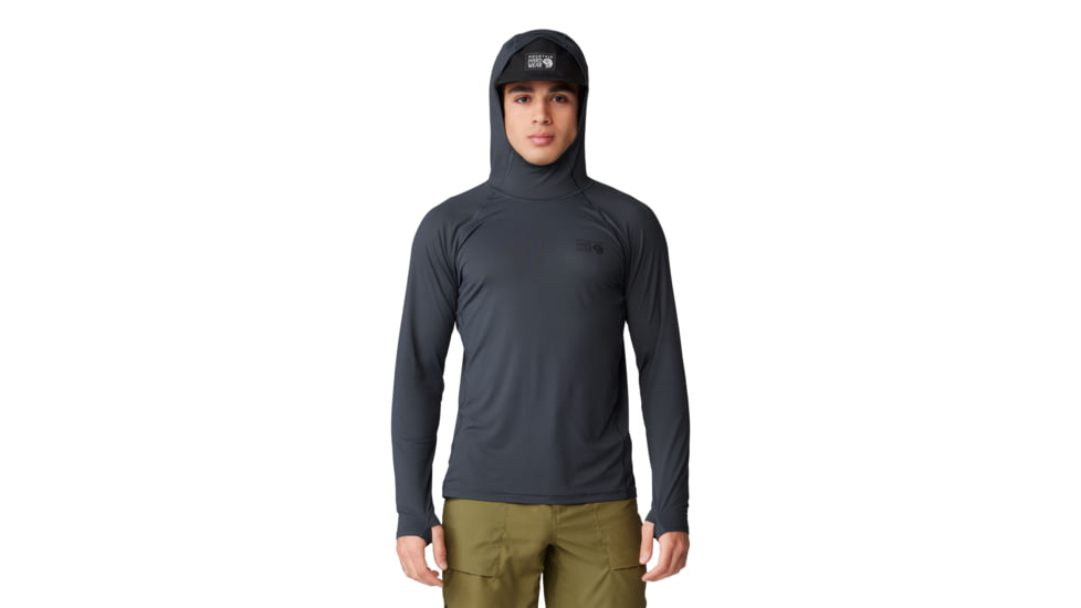 Mountain Hardwear Crater Lake Long Sleeve Hoody - Mens, 004, S, 1982411-004-S