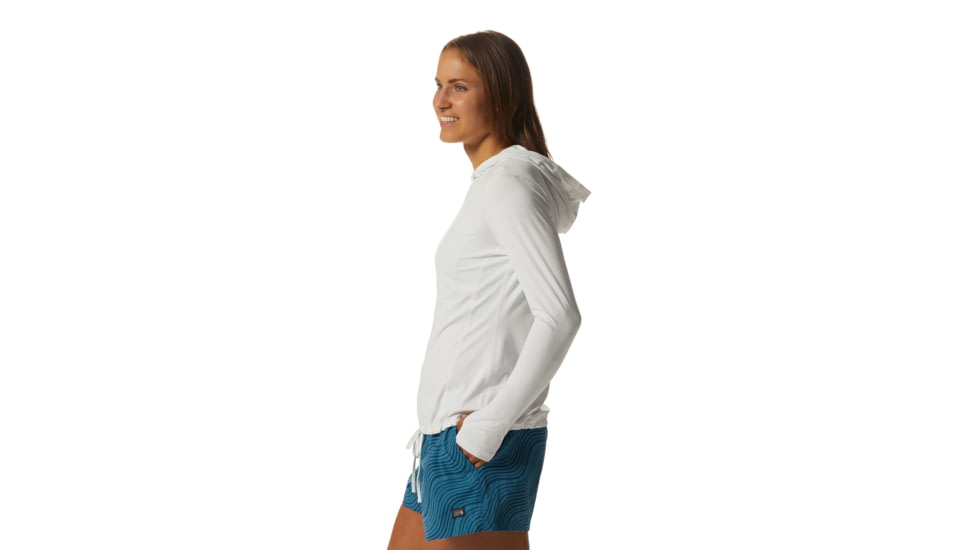 Mountain Hardwear Crater Lake Long Sleeve Hoody - Women's, Fogbank, S, 1829681-102-S