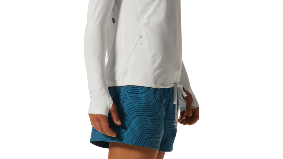 Mountain Hardwear Crater Lake Long Sleeve Hoody - Women's, Fogbank, S, 1829681-102-S