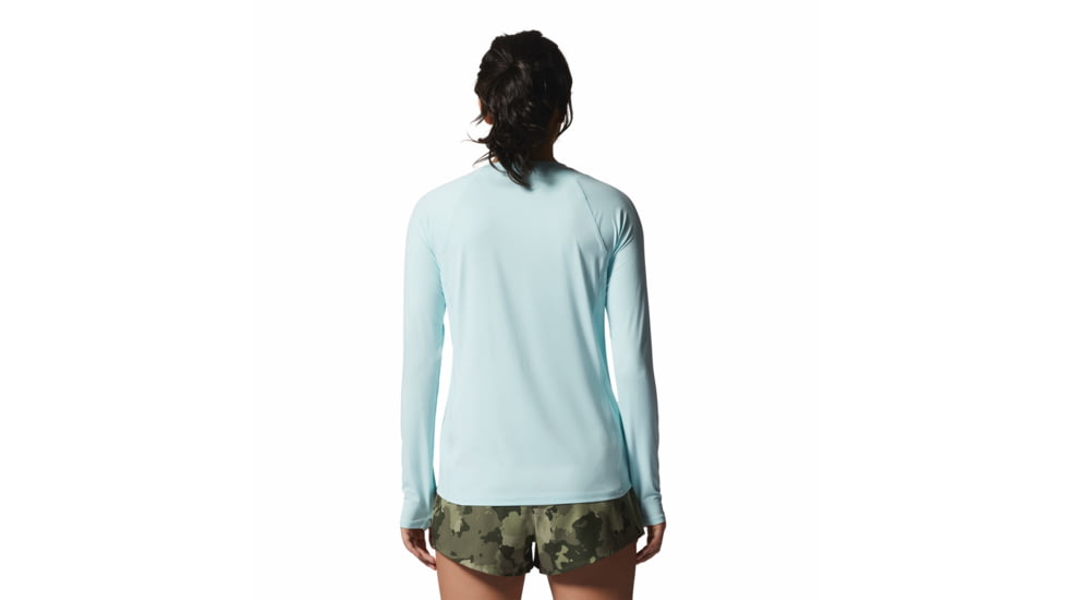 Mountain Hardwear Crater Lake Long Sleeve Top - Womens, Pale Ice, Extra Large, 1982721428-Pale Ice-XL