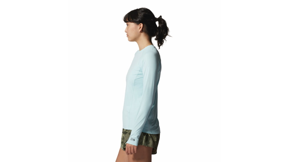 Mountain Hardwear Crater Lake Long Sleeve Top - Womens, Pale Ice, Extra Large, 1982721428-Pale Ice-XL