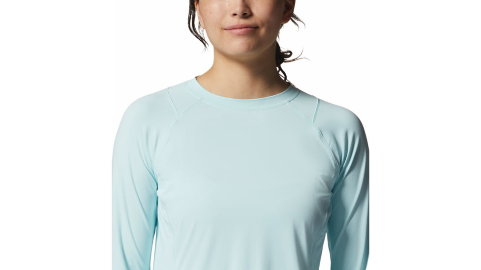 Mountain Hardwear Crater Lake Long Sleeve Top - Womens, Pale Ice, Extra Large, 1982721428-Pale Ice-XL