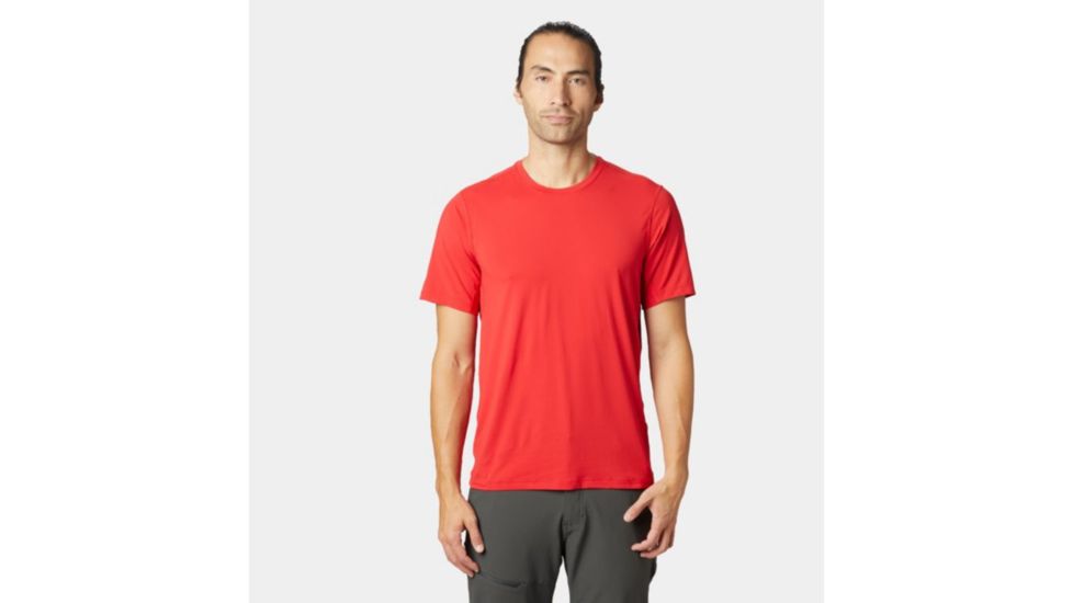 Mountain Hardwear Crater Lake Short Sleeve T-Shirt - Mens, Racer, Medium, 1829341637-M