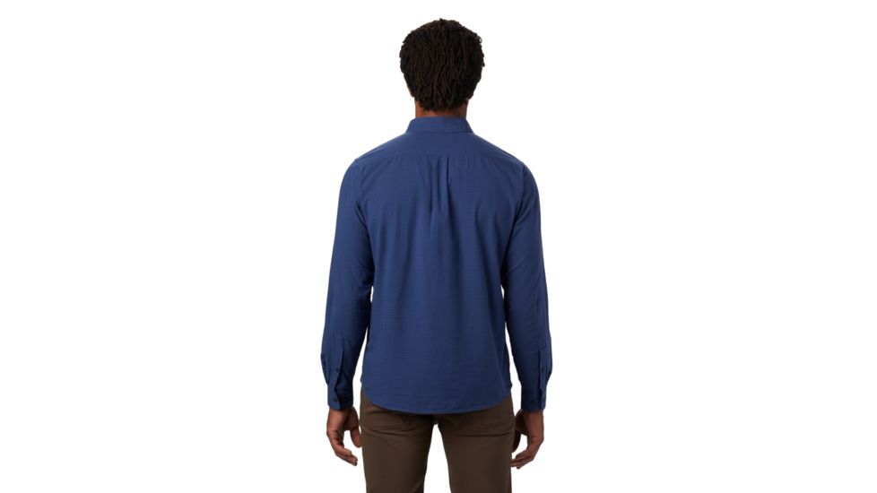 Mountain Hardwear Crystal Valley Long Sleeve Shirt - Mens, Better Blue, Small, 1879061452-S