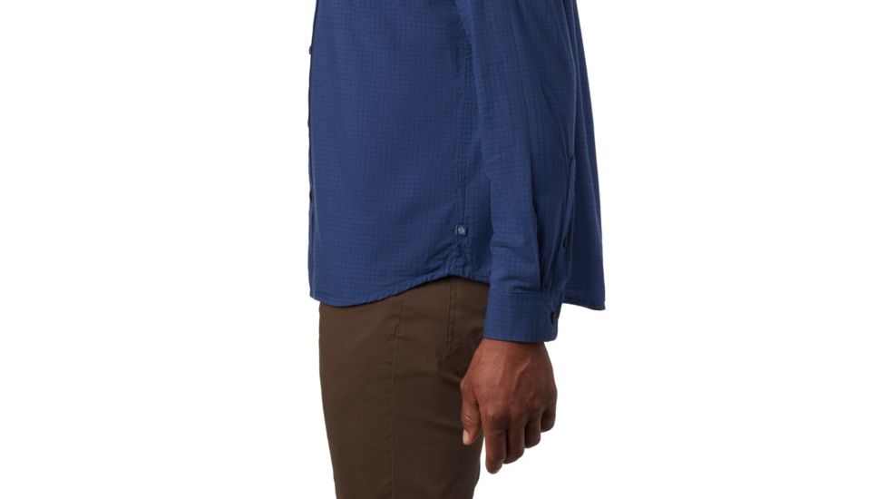 Mountain Hardwear Crystal Valley Long Sleeve Shirt - Mens, Better Blue, Small, 1879061452-S