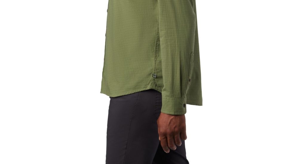 Mountain Hardwear Crystal Valley Long Sleeve Shirt - Mens, Field, Small, 1879061354-S