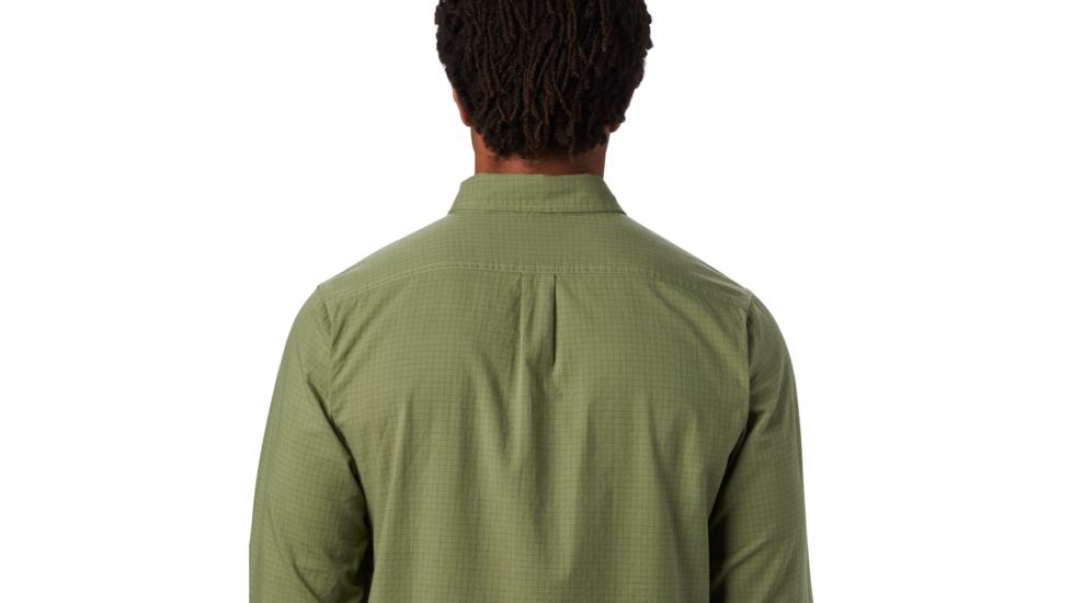 Mountain Hardwear Crystal Valley Long Sleeve Shirt - Mens, Field, Small, 1879061354-S