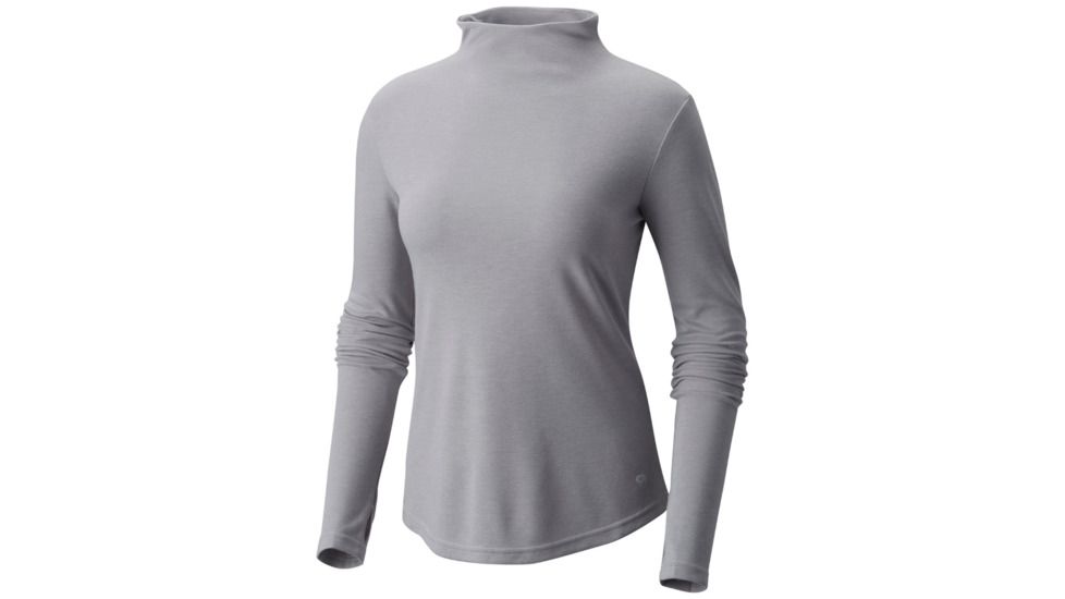 Mountain Hardwear Daisy Chain Long Sleeve T-Neck - Womens, Cotton, Small OL0694104-S