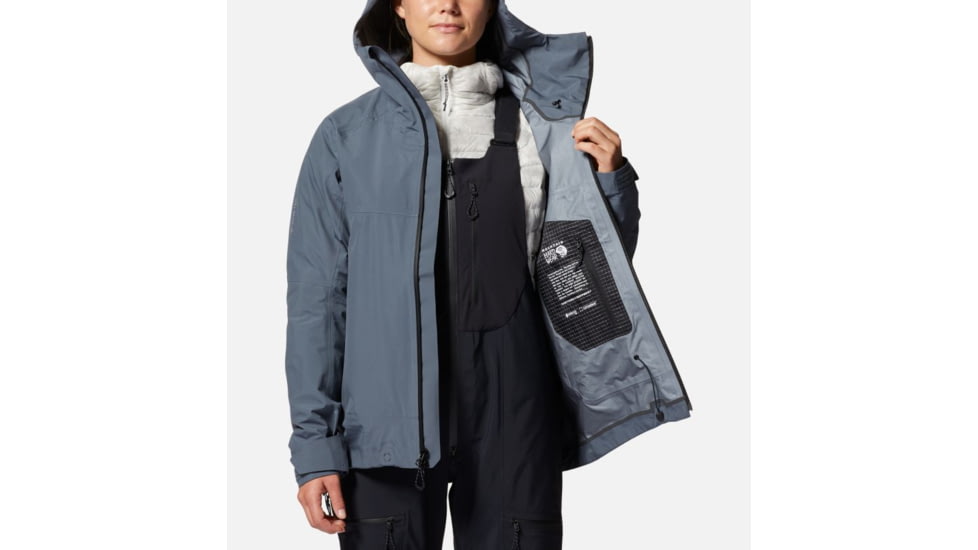 Mountain Hardwear Dawnlight Gore-Tex Pro Jacket - Womens, Blue Slate, Extra Large, 2024641417-XL