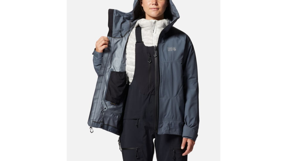 Mountain Hardwear Dawnlight Gore-Tex Pro Jacket - Womens, Blue Slate, Extra Large, 2024641417-XL