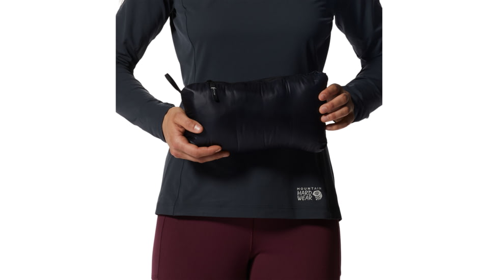 Mountain Hardwear Deloro Down Full Zip Hoody - Womens, Black, Medium, 2004161010-Black-M