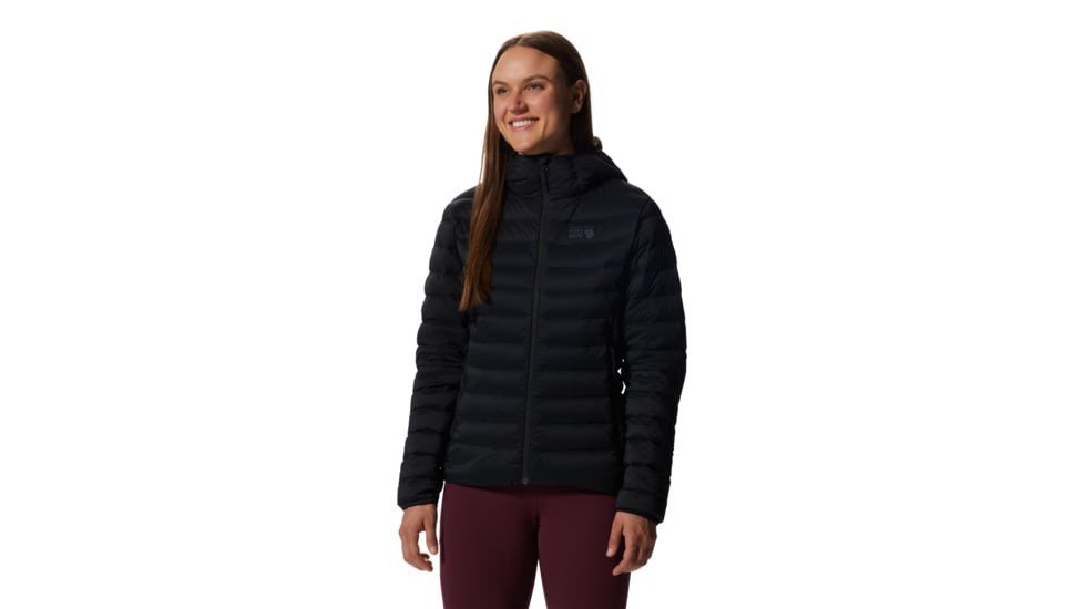 Mountain Hardwear Deloro Down Full Zip Hoody - Womens, Black, Medium, 2004161010-Black-M