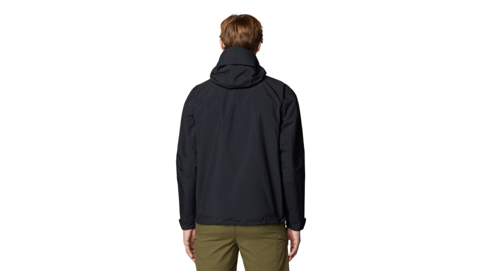 Mountain Hardwear Dry Times Hooded Jacket - Mens, Black, XXL, 190423024940