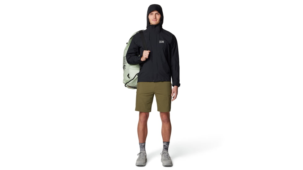 Mountain Hardwear Dry Times Hooded Jacket - Mens, Black, XXL, 190423024940
