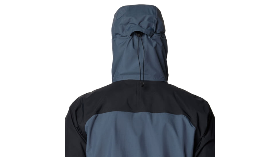 Mountain Hardwear Dry Times Hooded Jacket - Mens, Moon Blue/Black, XL, 190423025039