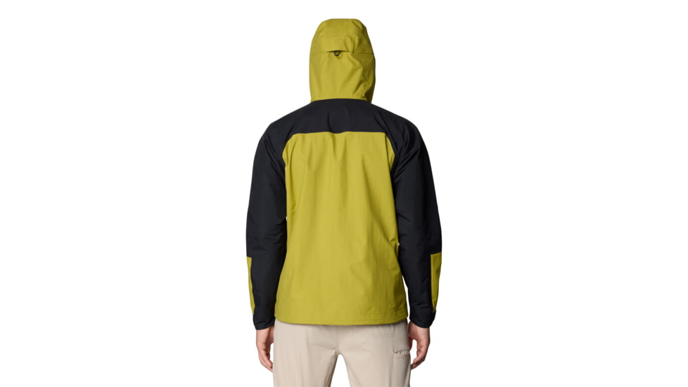 Mountain Hardwear Dry Times Hooded Jacket - Mens, Moon Moss/Black, XL, 190423024889