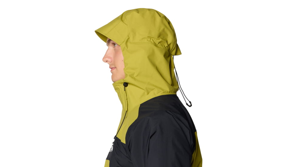Mountain Hardwear Dry Times Hooded Jacket - Mens, Moon Moss/Black, XL, 190423024889