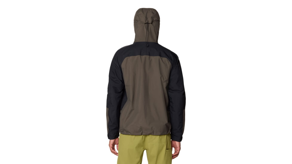 Mountain Hardwear Dry Times Hooded Jacket - Mens, Ridgeline/Black, S, 190423024971