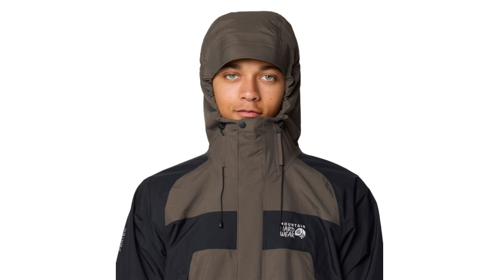 Mountain Hardwear Dry Times Hooded Jacket - Mens, Ridgeline/Black, S, 190423024971