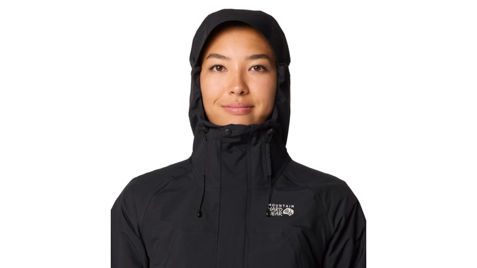 Mountain Hardwear Dry Times Hooded Jacket - Women's, Black, L, 2109741-010-L