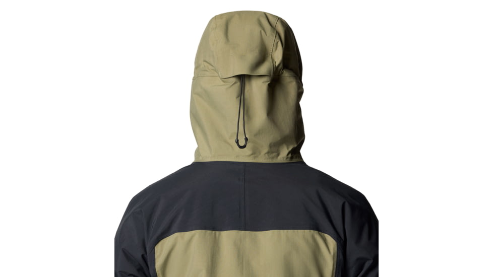 Mountain Hardwear Dry Times Hooded Jacket - Women's, Mission Olive, Black, S, 2109741-335-S