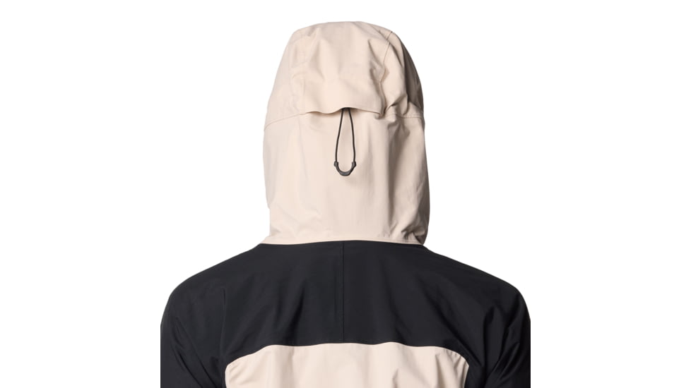 Mountain Hardwear Dry Times Hooded Jacket - Women's, Talc, Black, XL, 2109741-170-XL