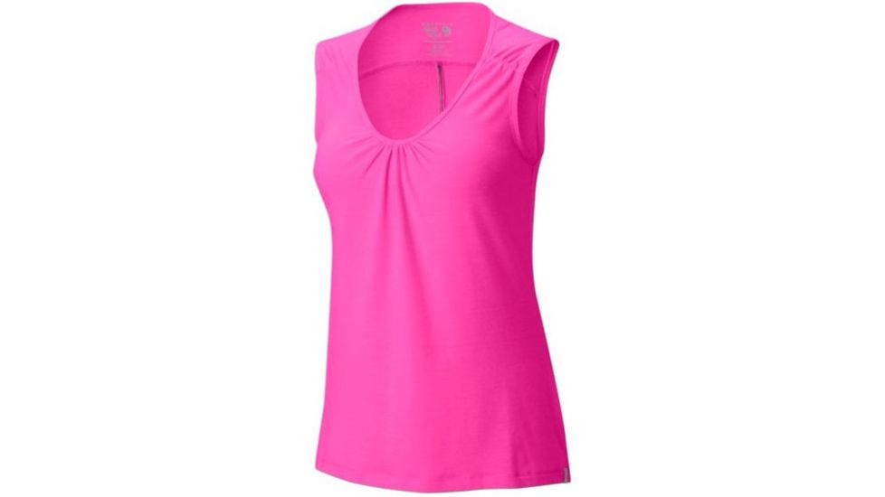 Mountain Hardwear DrySpun Sleeveless T - Women's-Pink Burst-Large
