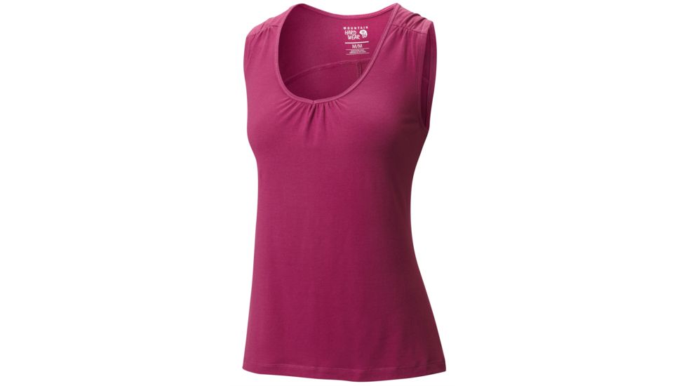 Mountain Hardwear DrySpun Sleeveless T - Women's-Red Plum-Medium