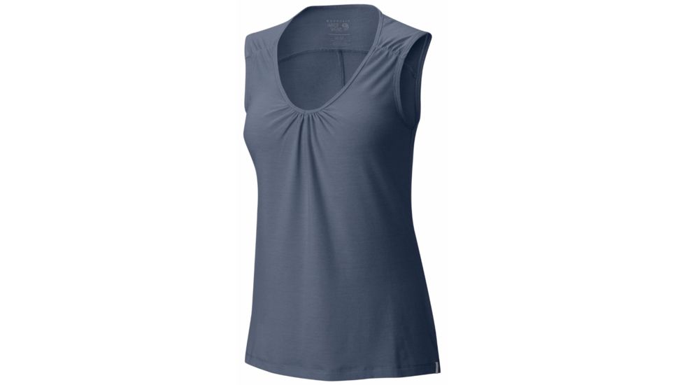 Mountain Hardwear DrySpun Sleeveless T - Women's-Zinc-Large
