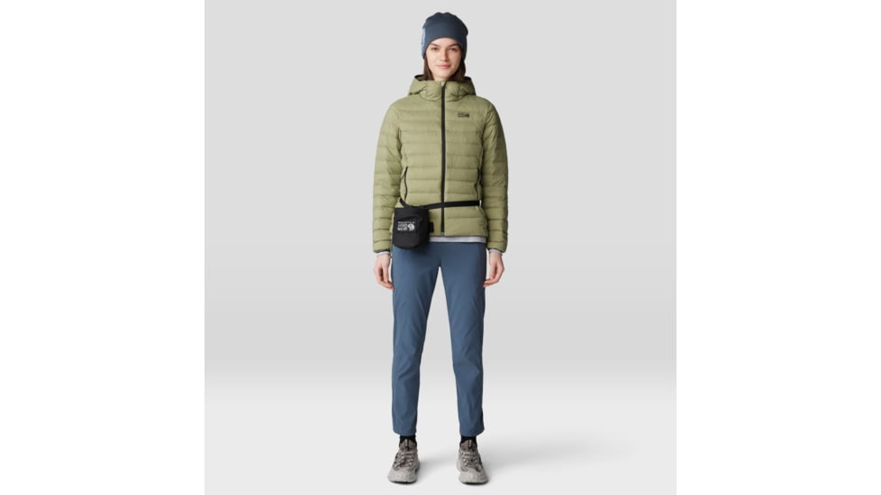 Mountain Hardwear Dynama High Rise Ankle Pants - Womens, Moon Blue, XLx5, 2095521-430-XXSxR