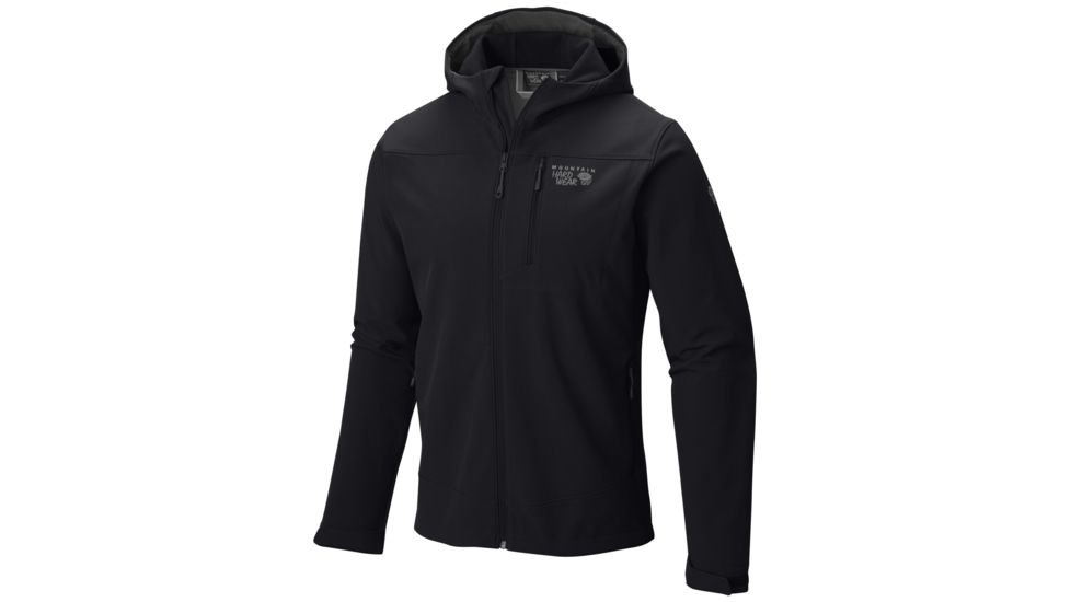 Mountain Hardwear Fairing Hooded Jacket - Men's-Black-Small